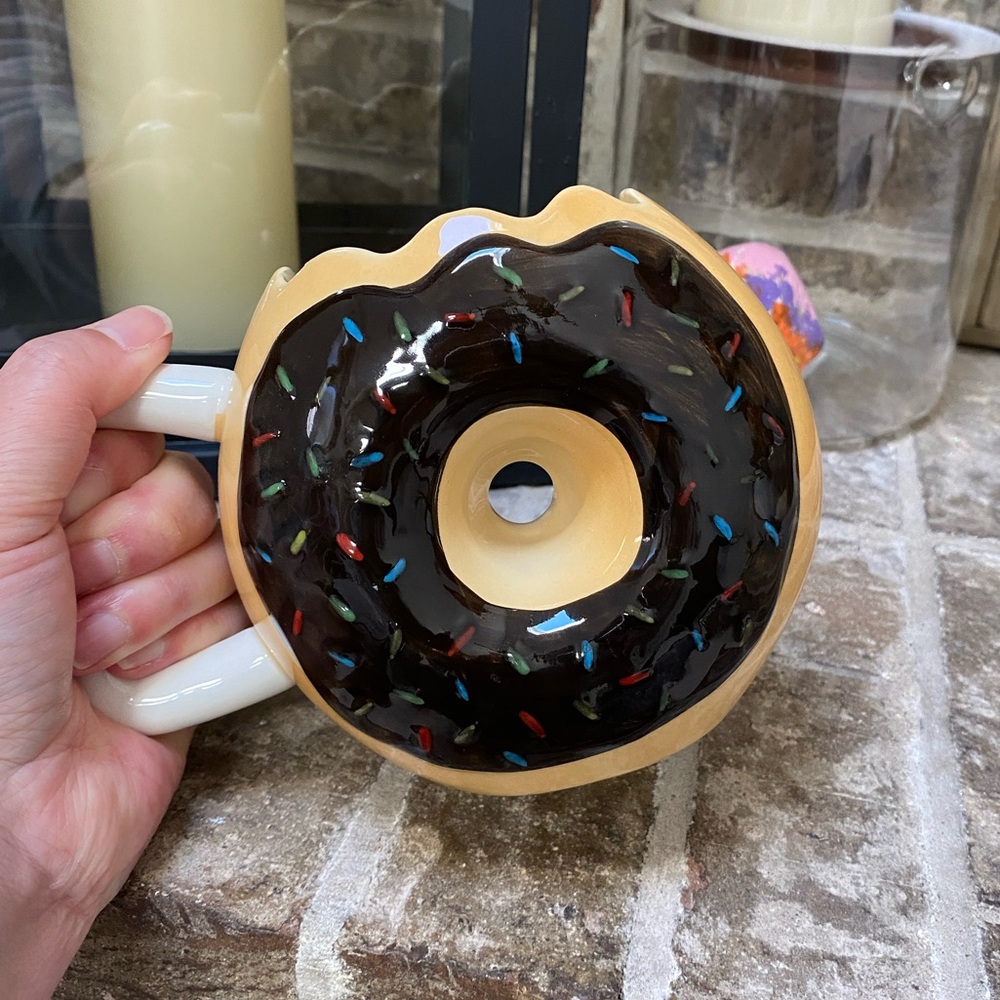 GLAZED CERAMIC DONUT Mug - Picture 3 of 6
